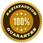 100% Satisfaction Guarantee Logo